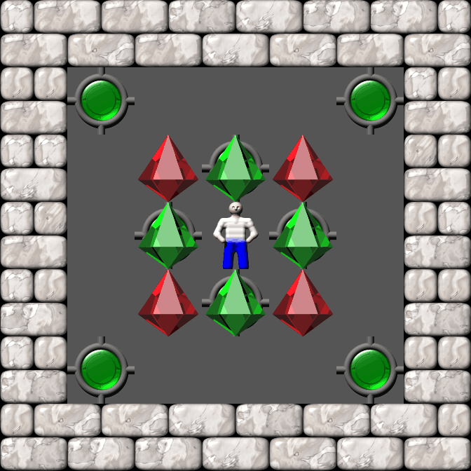 Сокобан Thinking Rabbit Arranged уровень 295